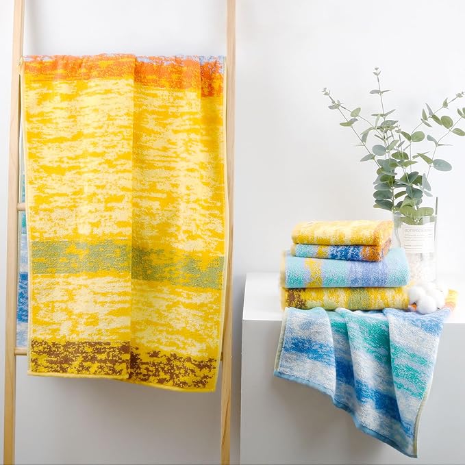SEMAXE 18-Pack Bath Towel Set Include 6 Bath Towels, 6 Hand Towels, 6 Wash - Image 6