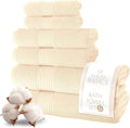 MAURA Basics Bath Towel Sets for Bathroom by MAURA
