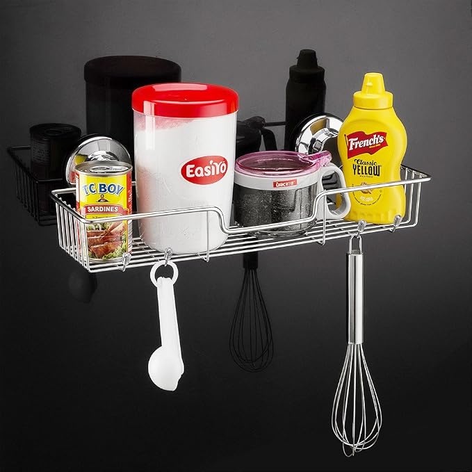 SANNO Suction Cup Shower Caddy Storage Combo Organizer, No Damage Bath Shelf - Image 6