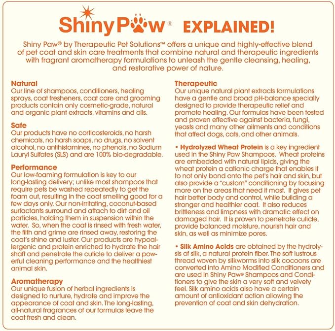 Jasmine & Honey Spa Body Wash for Dogs by Shiny Paw | Dog Itchy Skin Relief & - Image 6