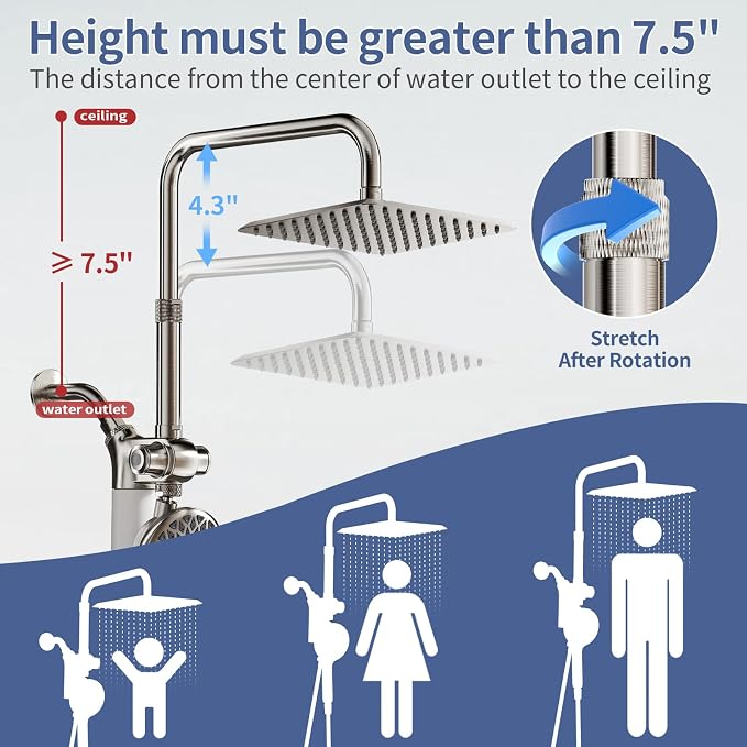 SINGSUO Filtered Rain Shower Head - Image 4