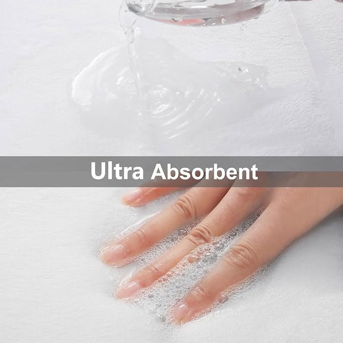 Buganda Memory Foam Bath Mat, Ultra Soft and Non-Slip Bathroom Rugs, Water - Image 4