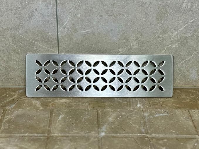 Shower Niche Shelf for Prefabricated Kerdi Board SN/-SNLT, Floral Design - Image 6