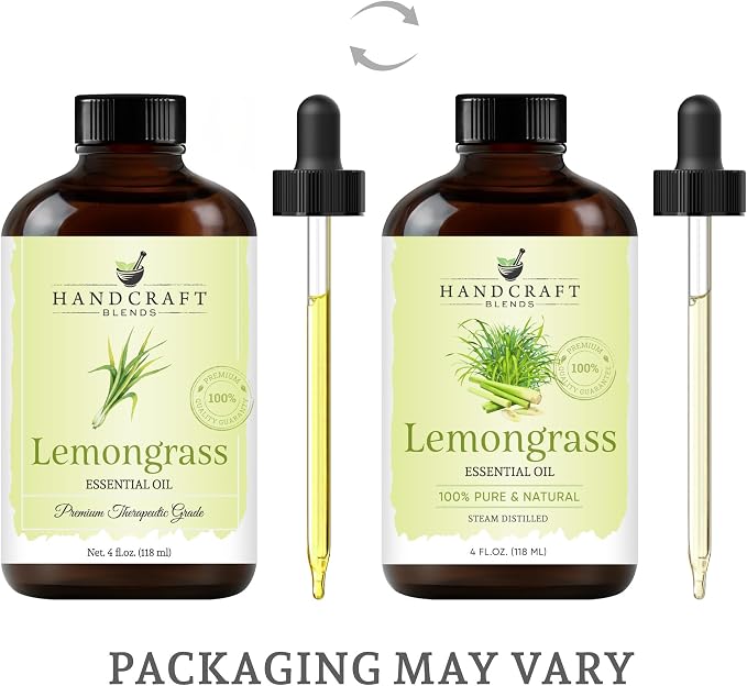 Handcraft Blends Lemongrass Essential Oil – Huge 4 Fl Oz – 100% Pure and - Image 2