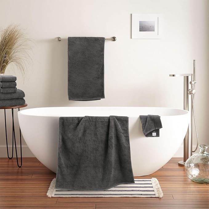 SEMAXE 18-Pack Bath Towel Set Include 6 Bath Towels, 6 Hand Towels, 6 Wash - Image 7