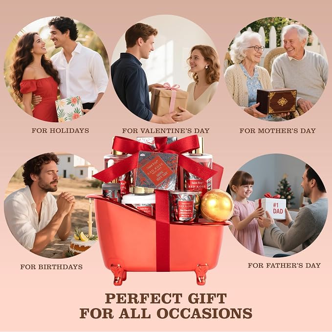 Christmas Spa Gift Set For Women, Birthday Gifts for Her, Spa Gift Basket for - Image 7