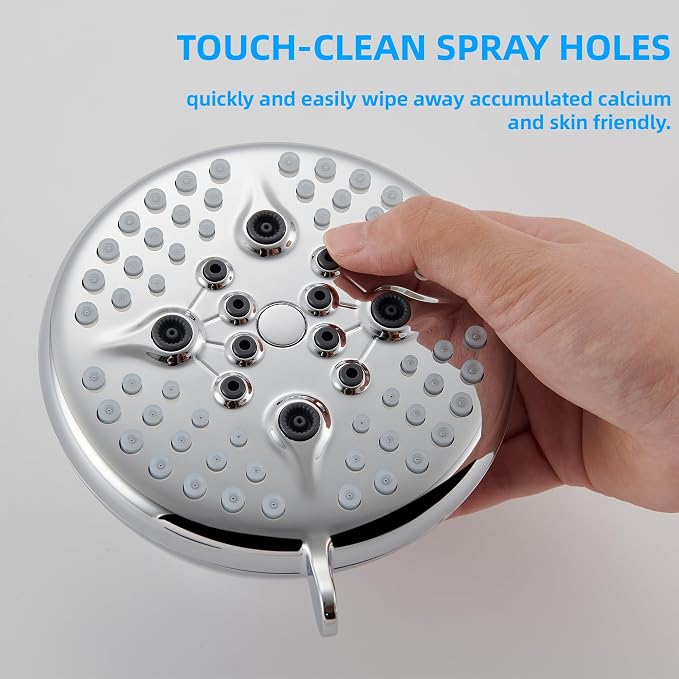 KINSE 5- Inches Shower head, Shower Faucet Set, shower kit - Image 6