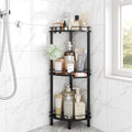 ELYKEN Corner Shower Caddy Standing, 3 Tier Rustproof Metal Shower Organizer by ELYKEN