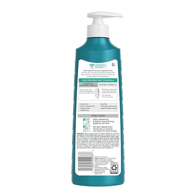Curel Fragrance Free Itch Defense In Shower Lotion - Image 10