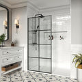 36" W x 76" H Frameless Shower Screen, Fixed Glass Panel by McocodBathroomProducts