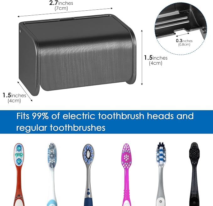 Toothbrush Holder Wall Mounted - Image 4