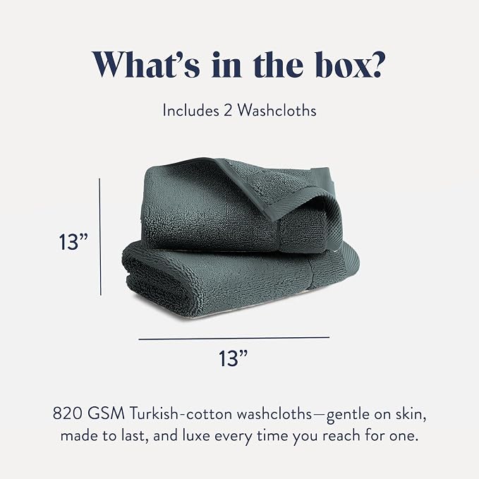 Brooklinen Super-Plush Turkish Cotton Washcloths - Image 2