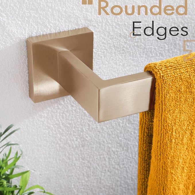 KOKOSIRI 12-Inch Towel Bar for Bathroom Kitchen Towel Holder Wall Mounted - Image 9