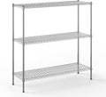 18" Deep x 54" Wide x 54" Height Wire Shelving Kit | 3-Tier | NSF Commercial by Regal+Altair