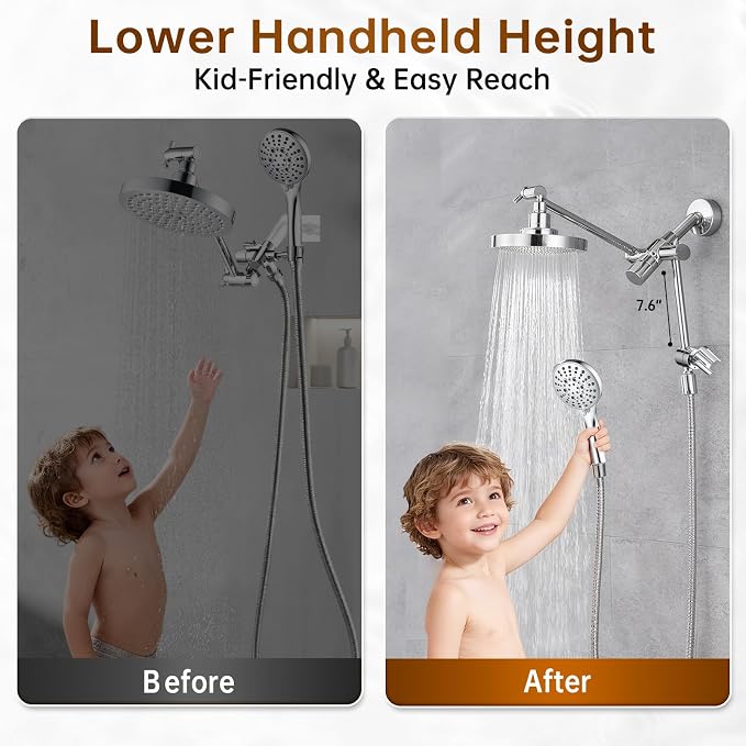 BRIGHT SHOWERS Rain Shower Head - Image 5