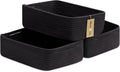 Large Shallow Organizing Baskets 15x11x5.1 Inches by MiniArkStorageBasketsHome