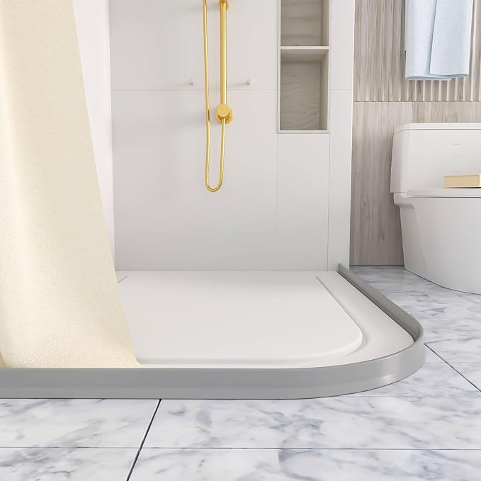 Raycity 3" High Shower Threshold Water Dam 59 IN Collapsible Shower Water - Image 7
