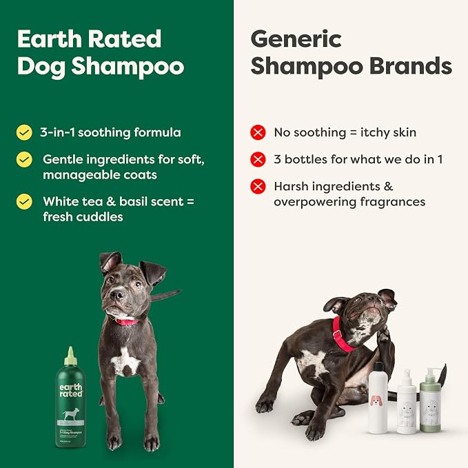 Earth Rated Hypoallergenic 3-in-1 Soothe Dog & Puppy Shampoo & Conditioner - Image 6