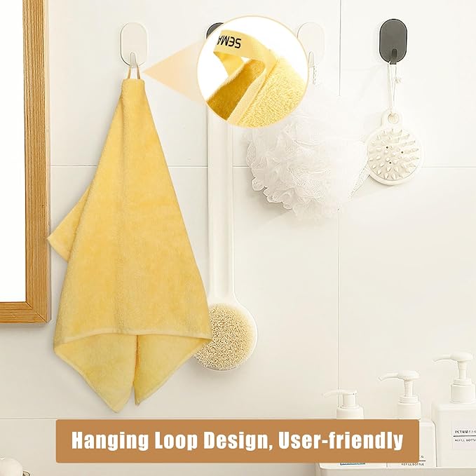 SEMAXE Hand Towel for Bathroom, 100% Combed Cotton Towel - Image 4