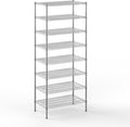 21" Deep x 36" Wide x 86" Height Wire Shelving Kit | 8-Tier | NSF Commercial by Regal+Altair