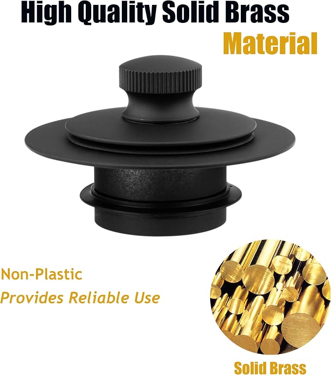 Artiwell Universal Lift and Turn Bath Drain Stopper and Cover, Bathtub Drain - Image 5