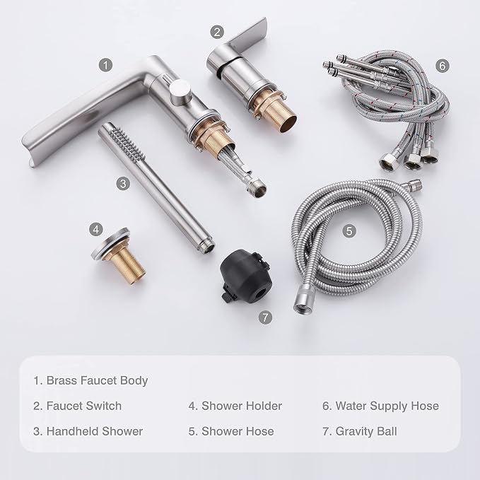 TapLong Waterfall Roman Tub Faucet - Image 9