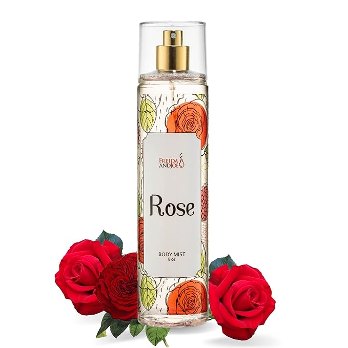 Freida and Joe Rose Elegance Fine Fragrance Body Mist Spray Capturing Timeless by FreidaandJoe