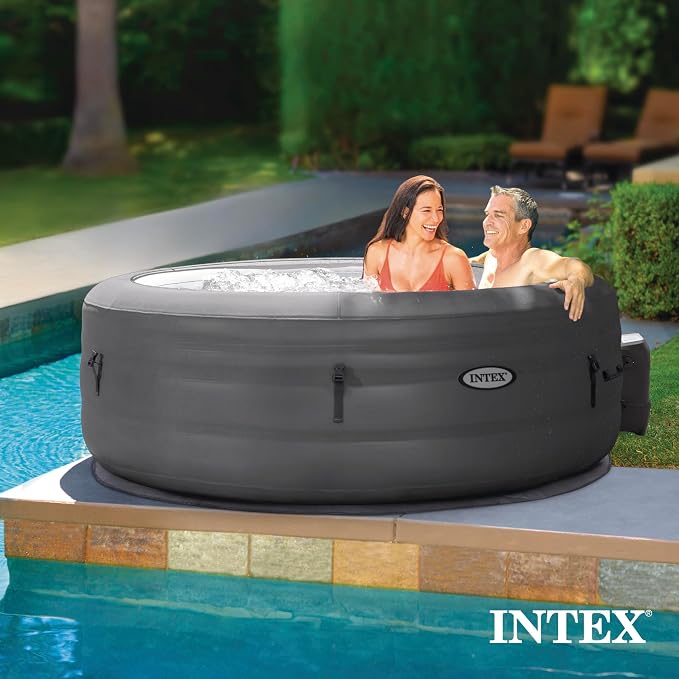 INTEX SimpleSpa Inflatable Hot Tub, 6 Person Jet Massage Spa - Image 7