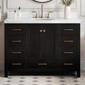 ARIEL Cambridge 48 Inch Single Oval Sink Bathroom Vanity by Ariel