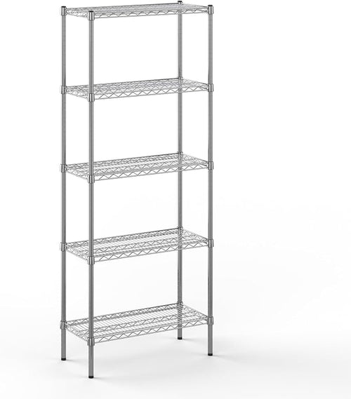 14" Deep x 30" Wide x 74" Height Wire Shelving Kit | 5-Tier | NSF Commercial by Regal+Altair