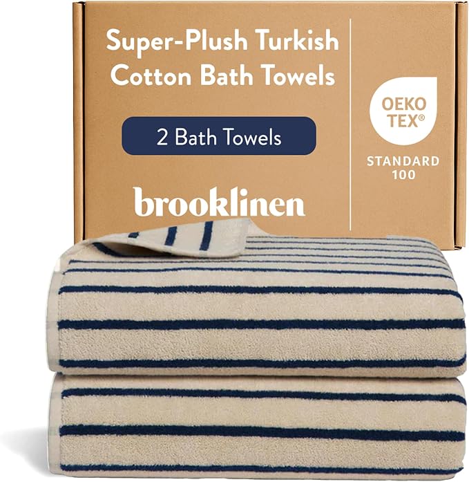 Brooklinen Super-Plush Turkish Cotton Bath Towels by Brooklinen