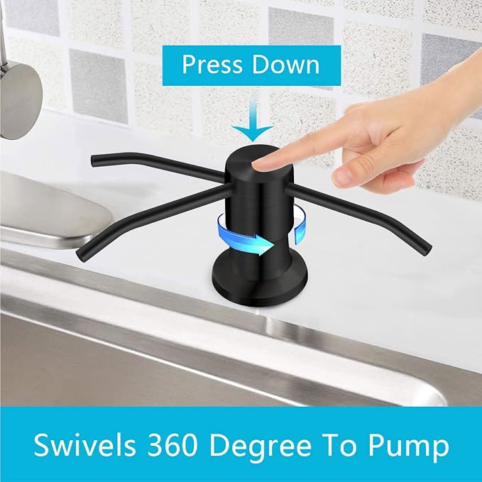 Sink Soap Dispenser, Kichen Sink SoapDispenser, Under Sink Soap Dispenser Pump - Image 2