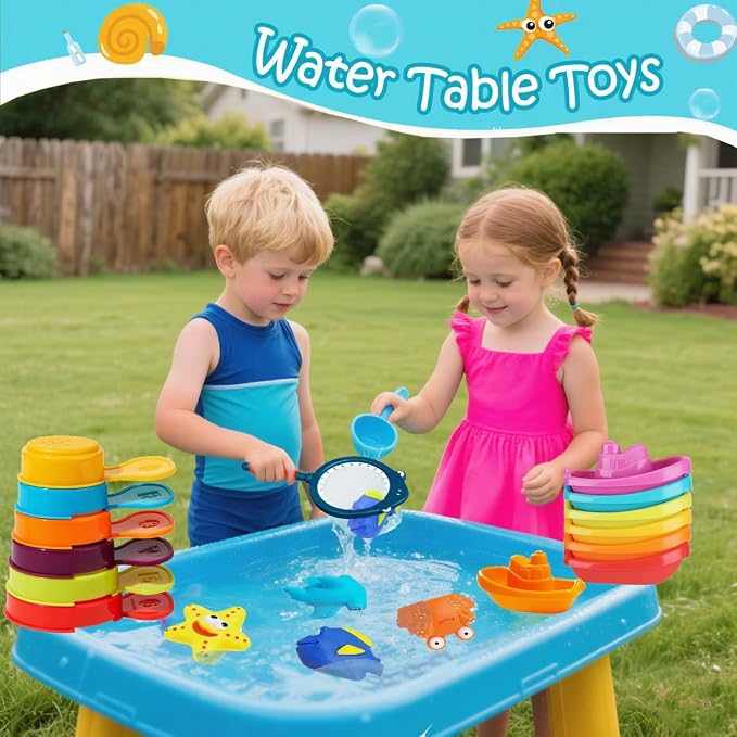 17 PCS Baby Bath Toys for Kids Ages 1-3, Mold Free No Hole Bathtub Toys - Image 7