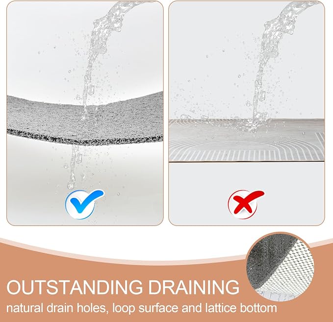 Joyhalo Shower Mats for Showers Anti Slip for Elderly, Bath Tub Mats for - Image 7