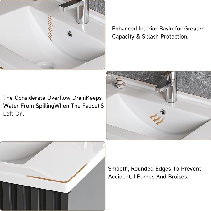 ONBRILL 30 Inch Bathroom Vanity - Image 8