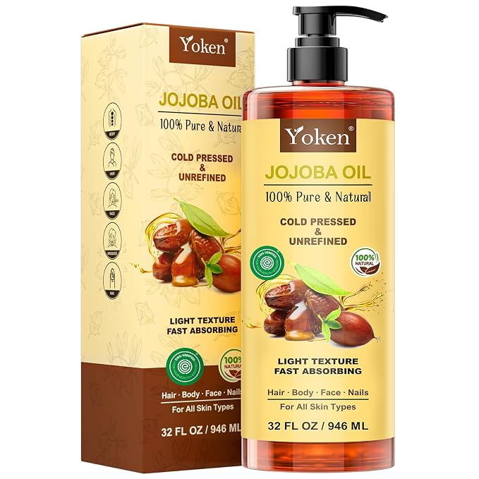 32 fl oz 100% Pure Jojoba Carrier Oil by Yoken