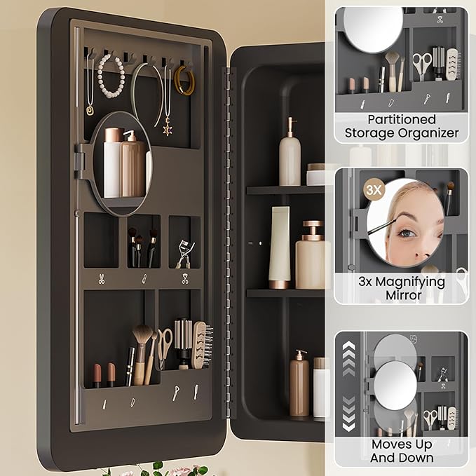 18x26 Inch LED Lighted Medicine Cabinet - Image 4