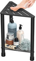 Stainless Steel Black Shower Stool by Unknown