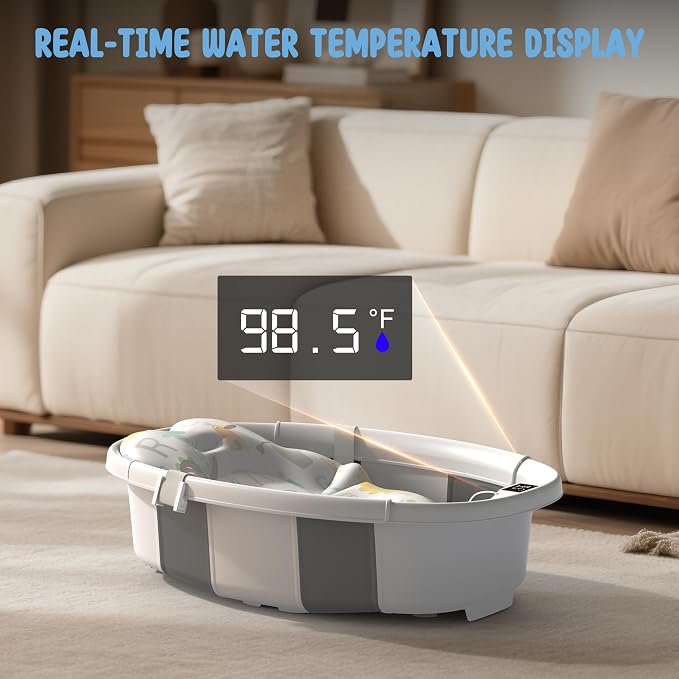 Collapsible Baby Bathtub, 3s to Install, Baby Bath Tub - Image 4
