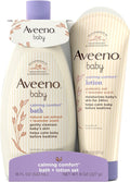 Aveeno Baby Calming Comfort Bath & Body Lotion Set, Nighttime Baby Skin Care by AveenoBaby