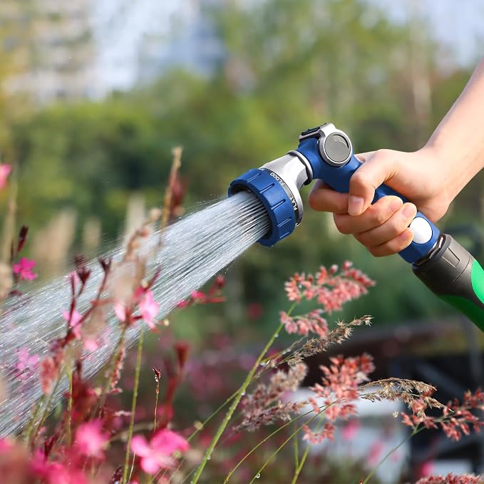 RESTMO Heavy Duty Hose Nozzle, Metal Garden Water Hose Sprayer - Image 8