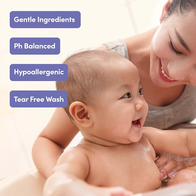 Aveeno Baby Bathtime Solutions Mommy & Me Gift Set, Baby Wash & Shampoo - Image 4