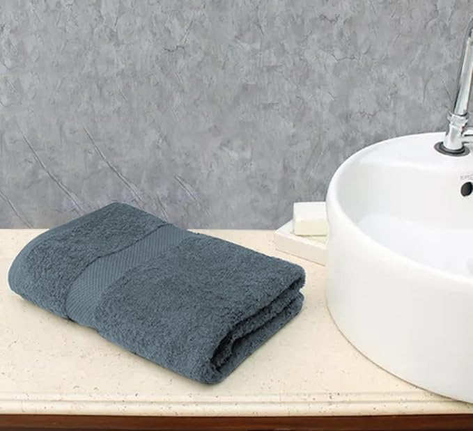 Delara 100% Organic Cotton Towels 650 GSM Plush Feather Touch Quick Dry Hand - Image 2