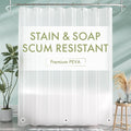 AmazerBath Shower Liner, 72x78 Plastic Frosted Shower Curtain Liner, PEVA Cute by AmazerBath