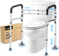 Toilet Safety Rails – Adjustable, Foldable Toilet Handle Frame by Coelineao