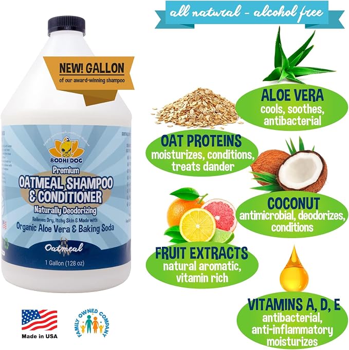 Bodhi Dog Organic Oatmeal Dog Shampoo & Conditioner - Image 4