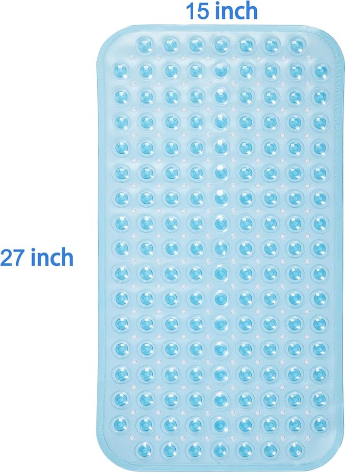 AmazerBath Bath Tub Mat, Medium Size 27.6 x 15 Inches Non-Slip Shower Mats - Image 7