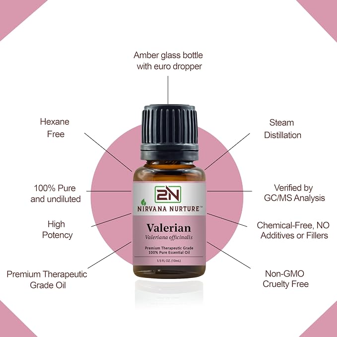 Valerian Essential Oil 100% Pure Premium Therapeutic Grade, Undiluted - Image 5