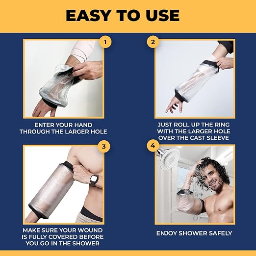 EXQUISITO PICC Line Shower Cover | Available in 5 Sizes | Reusable IV PICC Line - Image 5