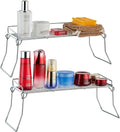 Metal The Sink Vanity Organizer 2 Pack, Bathroom or Kitchen Sink Organizer by JUNCHUCHERRY